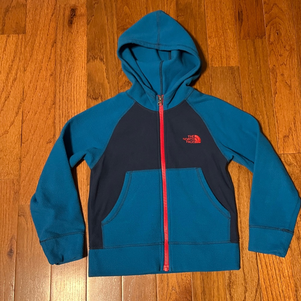 The North Face Blue Fleece Jacket. Size XS (6)